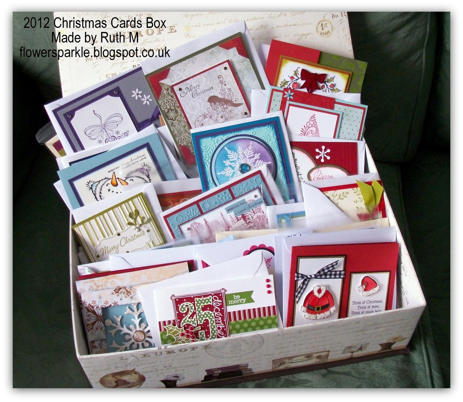 Flower Sparkle: 25th December Christmas Day Card - 52 CCT Jan Sketch Challenge