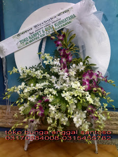 bunga duka cita ( anggrek ), karangan bunga anggrek florist surabaya murah dan online