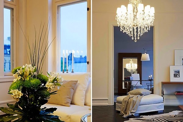 Apartment with high ceilings in Sweden