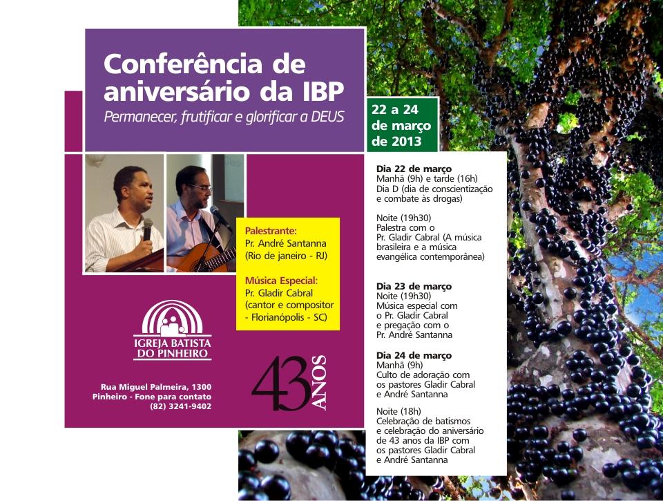 Conferência Igreja Batista do Pinheiro