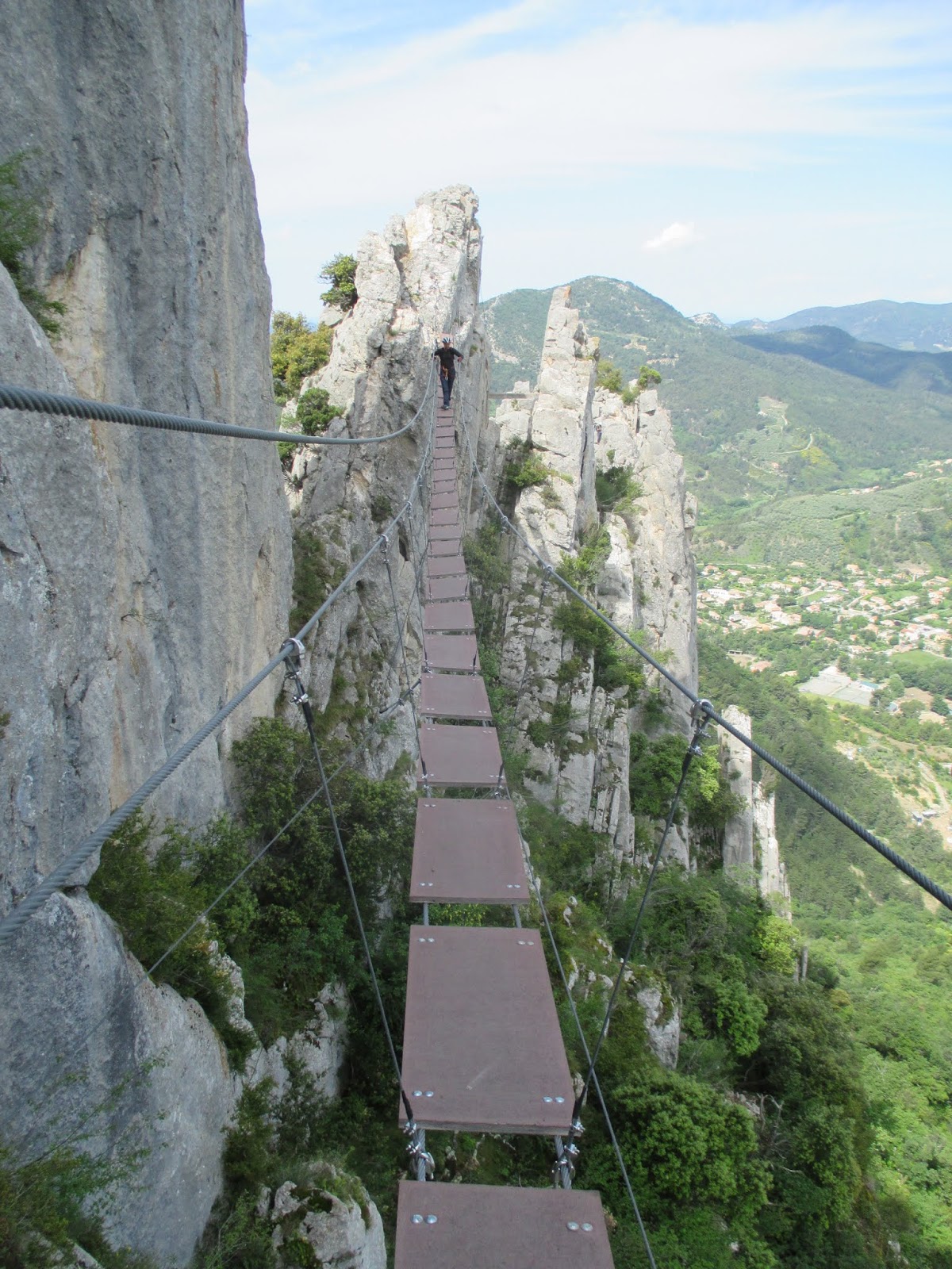 Via Ferrata de Buis les Baronnies bleu + noir