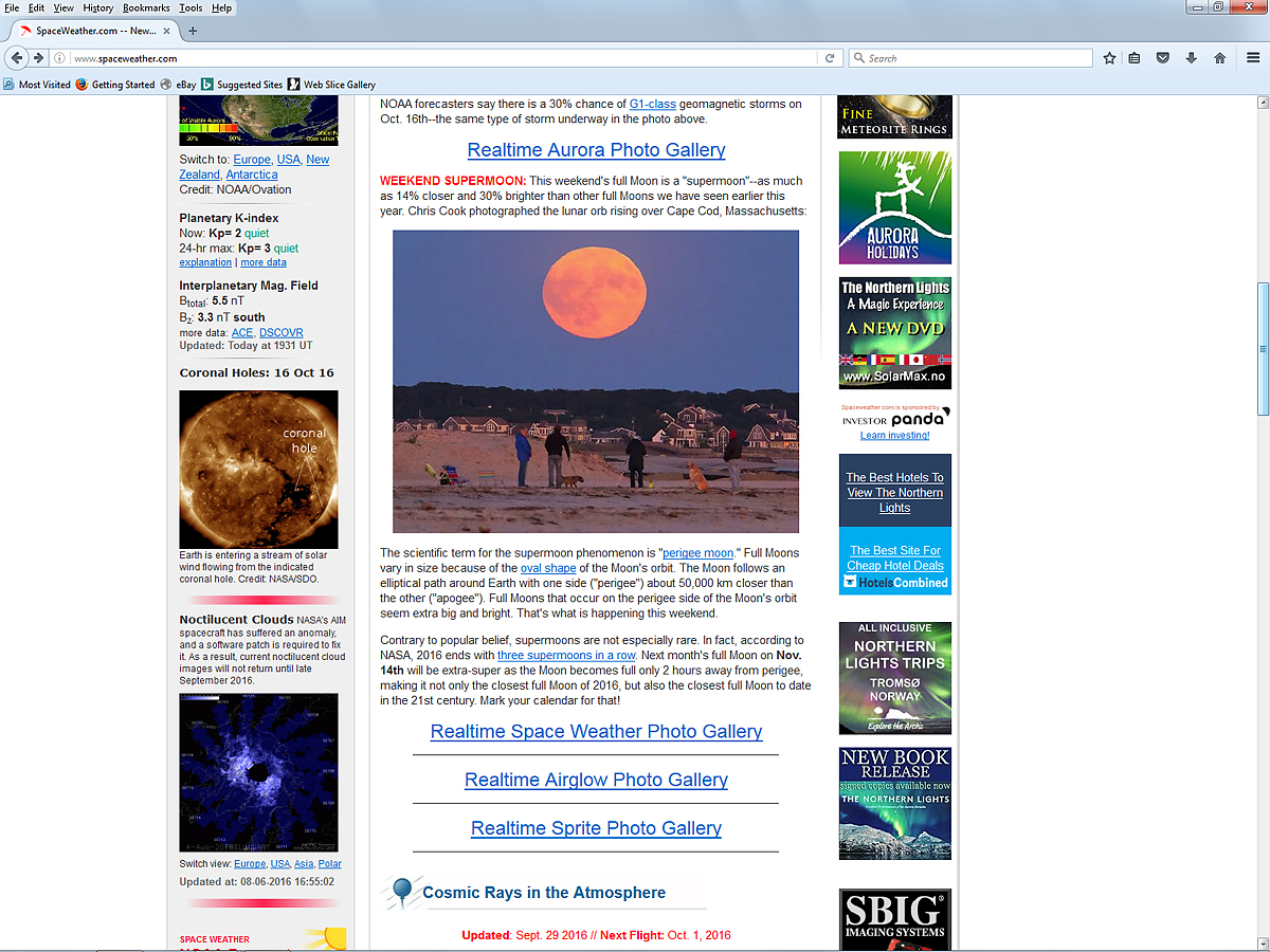Chris Cook Photography Hunter Supermoon image on NASA's