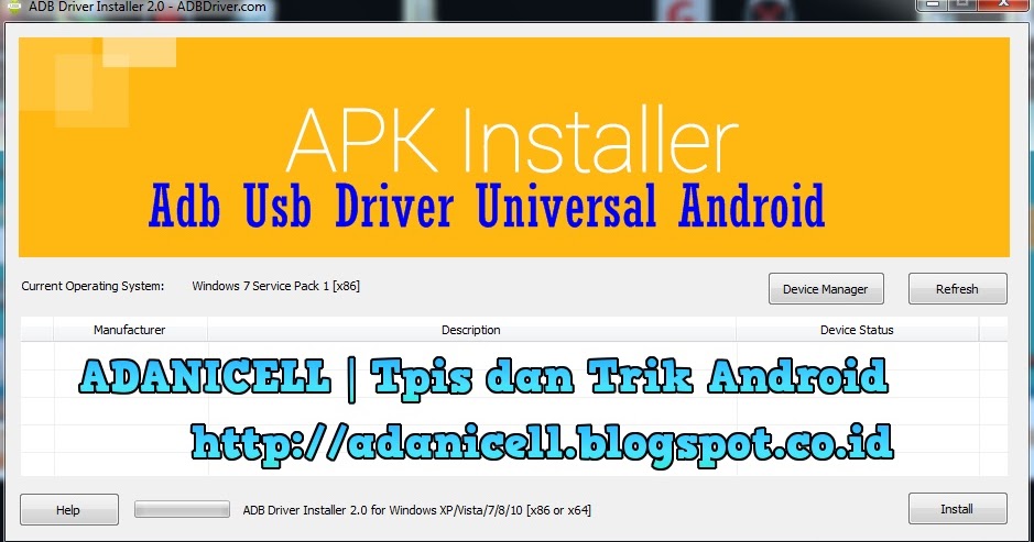 install adb usb driver for coolpad