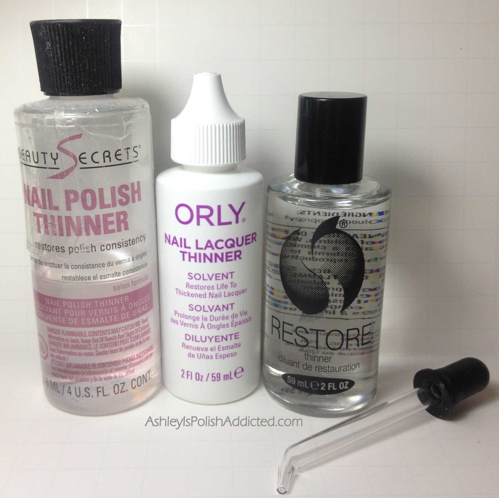 Ashley is PolishAddicted: Let's Talk Thinner!