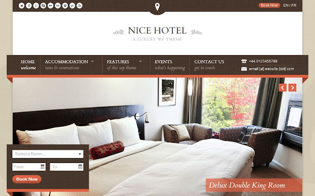 Nice Hotel - WordPress Theme