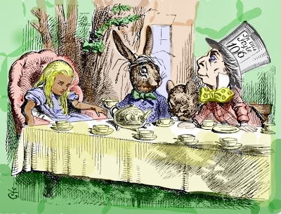 Alice's adventures in wonderland Alice, March Hare, Dormouse and the Mad Hatter