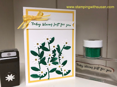 Stampin' Up! Bitty Blooms Punch Pak,Organdy Ribbon Pack, 2019 Sale-A-Bration, www.stampingwithsusan.com