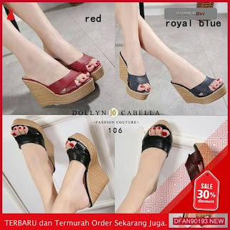 JUAL DFAN90193D210 SEPATU N SANDAL DL49x0210 WANITA WEDGES TERBARU BMGShop