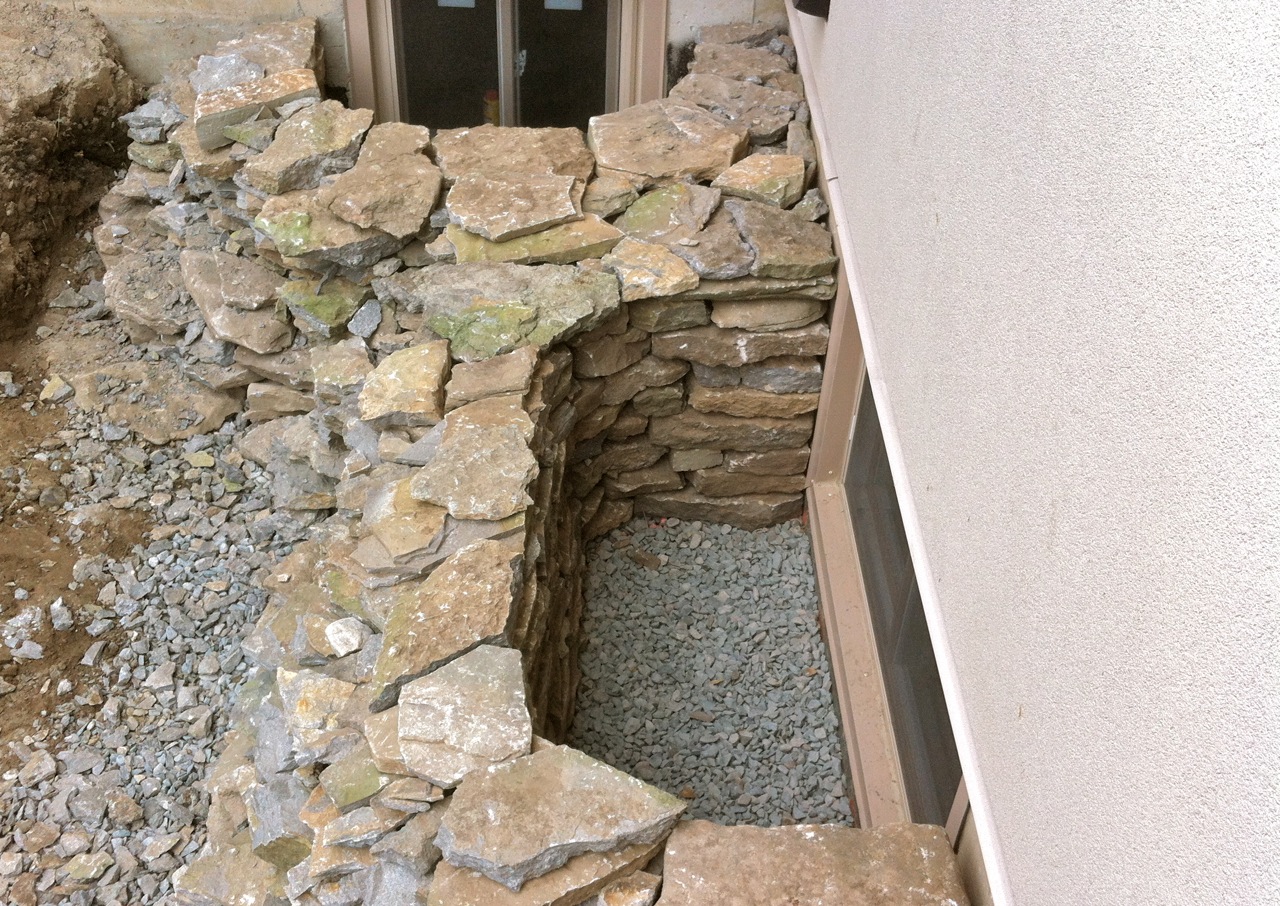 Thinking With My Hands All's well if it's a dry stone window well.