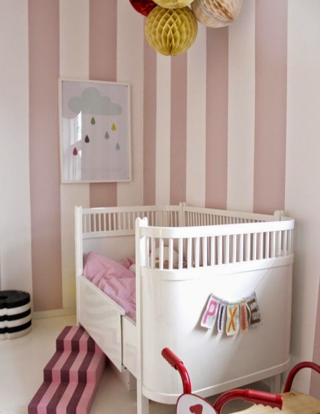 Cuartos de bebé color rosa - Ideas para decorar dormitorios