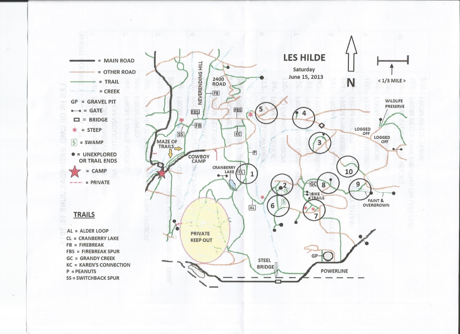 The Hoge Homestead Competitive Mounted Orienteering!