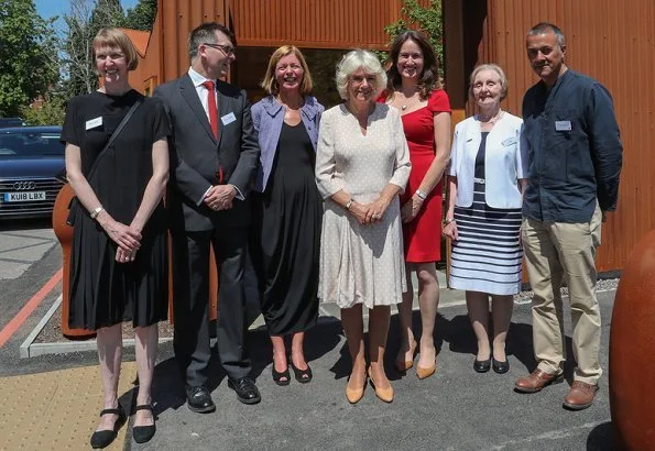 The Duchess visited the first Maggie's centre in Cardiff