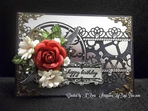 Steampunky Birthday Card for Shelly