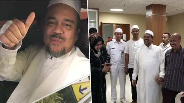 Pulang dari Rumah Sakit, Kesehatan Habib Rizieq Sudah Pulih Pulang dari Rumah Sakit, Kesehatan Habib Rizieq Sudah Pulih