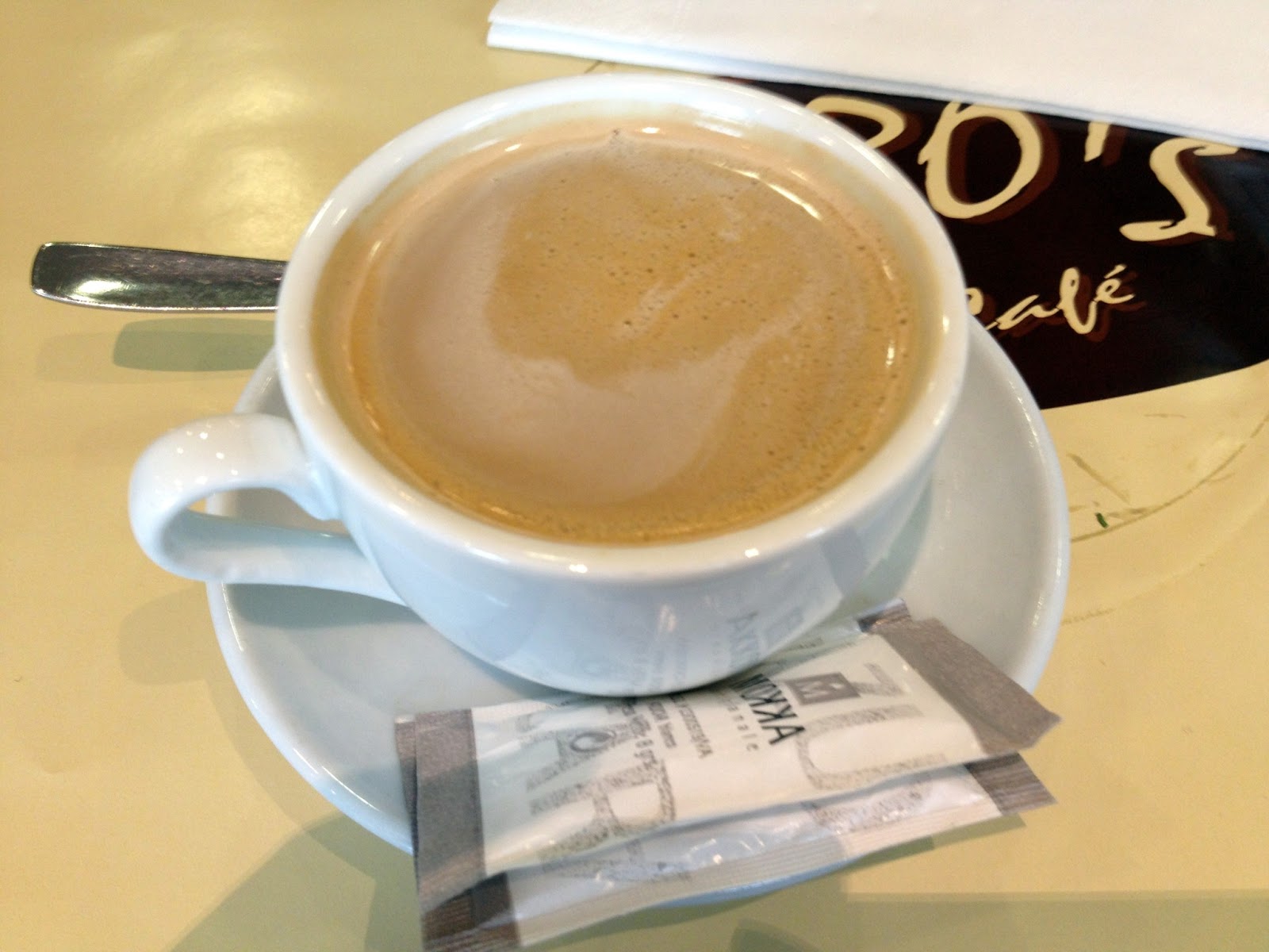 Studying in Spain Coffee in Spain "Un café con leche templada, por