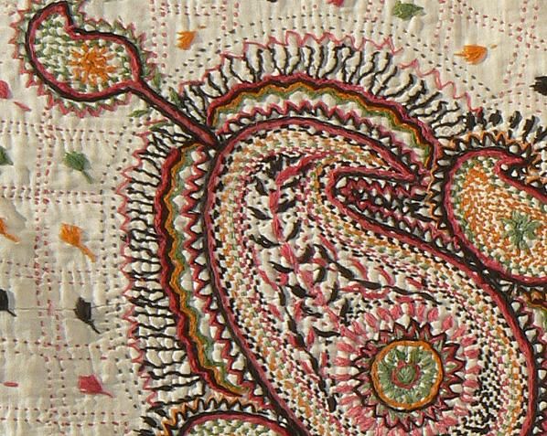 Homespun Stitchworks..... For the love of vintage: Kantha stitch and ...