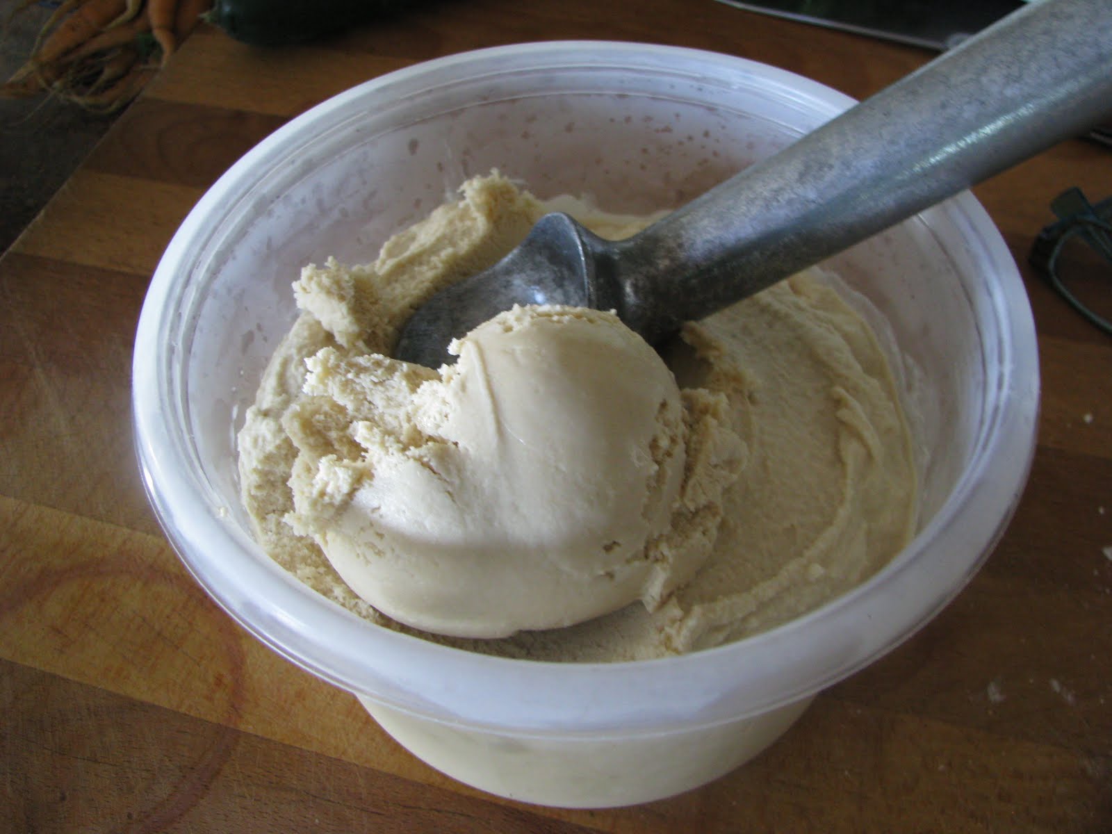 Brown SugarMolasses Ice Cream and Apricot Gallette