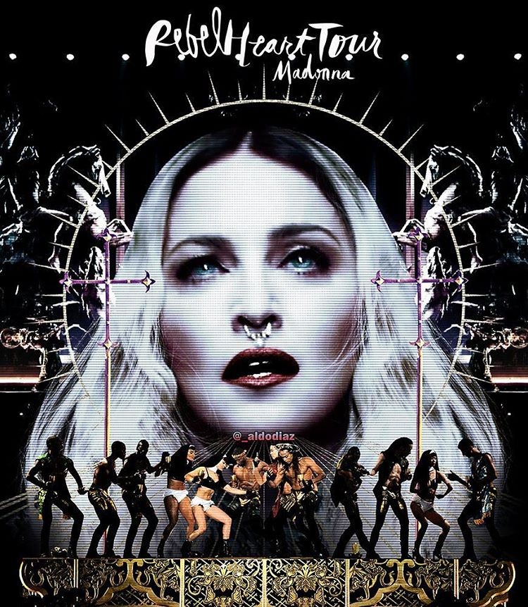 Madonna Fanmade Covers Rebel Heart Tour Art