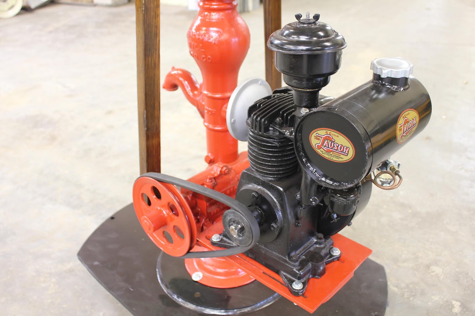 Schwanke Car, Tractor and Truck Museum Dempster 210F pump with Duplex