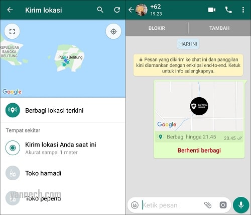 Cara Kirim Lokasi Palsu di WhatsApp Android Dengan Mudah