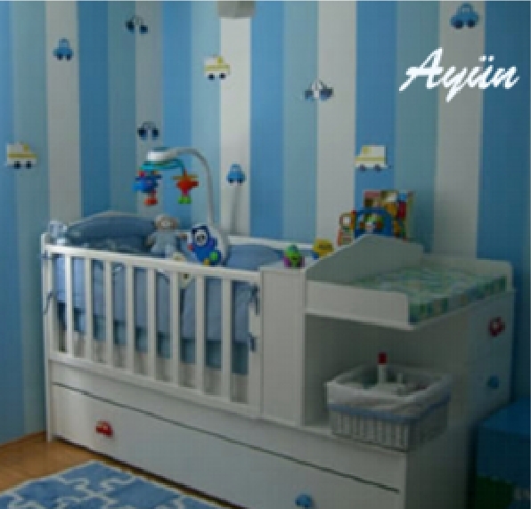 Ayün todo para el bebé: Decoración de cuartos estilo moderno, laqueados