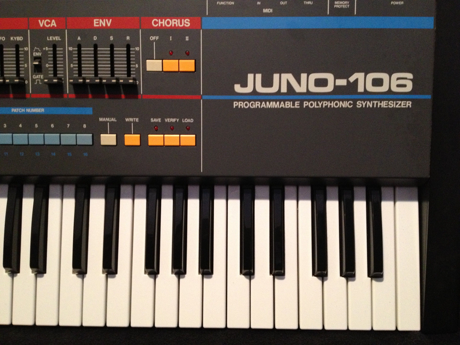 Roland Juno-106 Analog Synth.