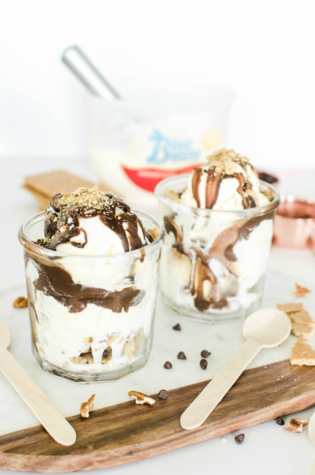 Elevated S'mores Inspired Ice Cream Sundaes The Nosh Life