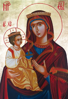 Mãe de Deus Odighitria (condutora) - Ícones para grupo de oração, seminário de vida no Espírito Santo e eventos