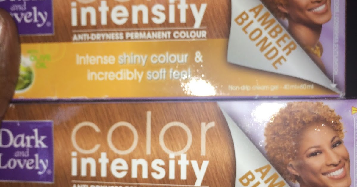 Dark And Lovely Colour Intensity Amber Blonde Hair Dye South Africa