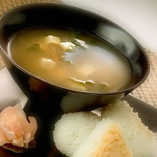 Typical cuisine Japanese Tofu Miso Soup