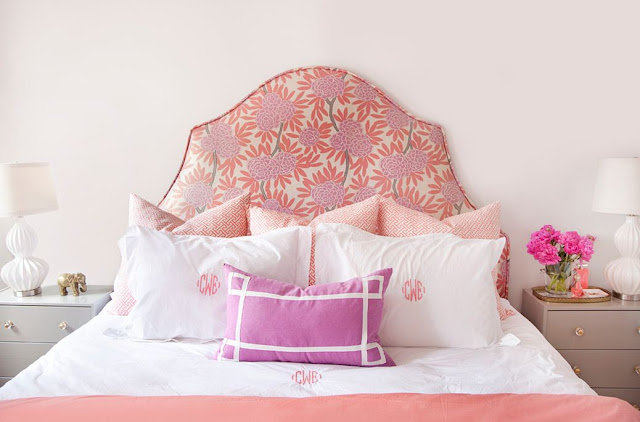 pink lavender gray bedroom decorating design