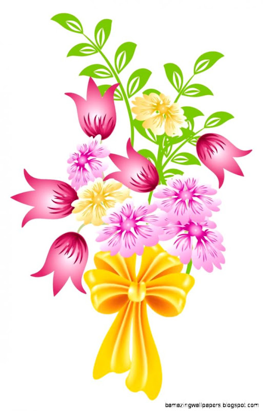 Spring Flowers Bouquet Clipart