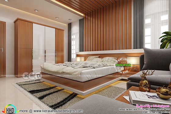 Master bedroom interior