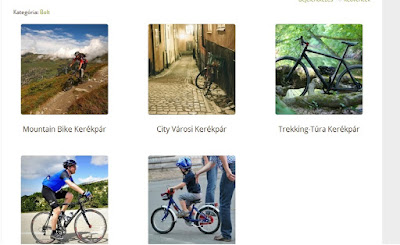 magyar kerékpár web áruház