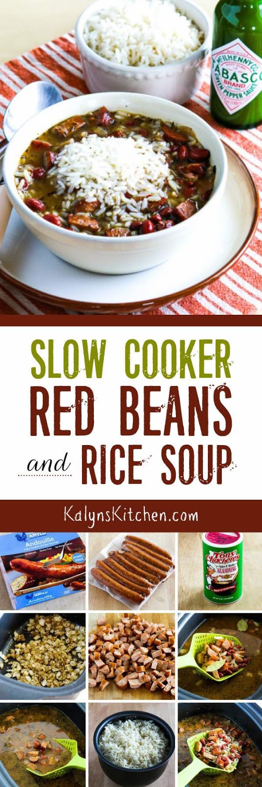 Slow Cooker Red Beans and Rice Soup Kalyn's Kitchen