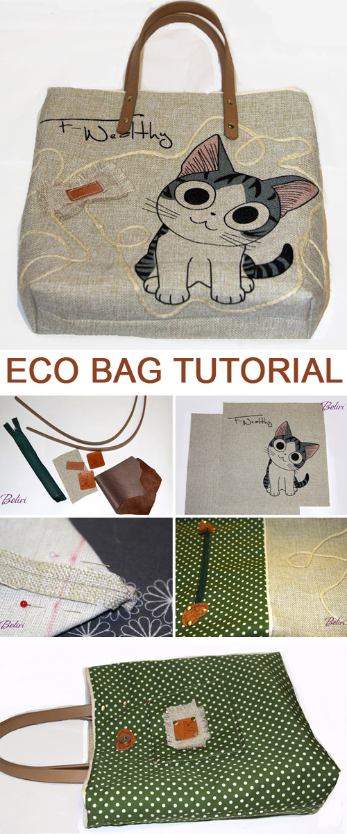 Eco Bag Tutorial DIY Tutorial Ideas!