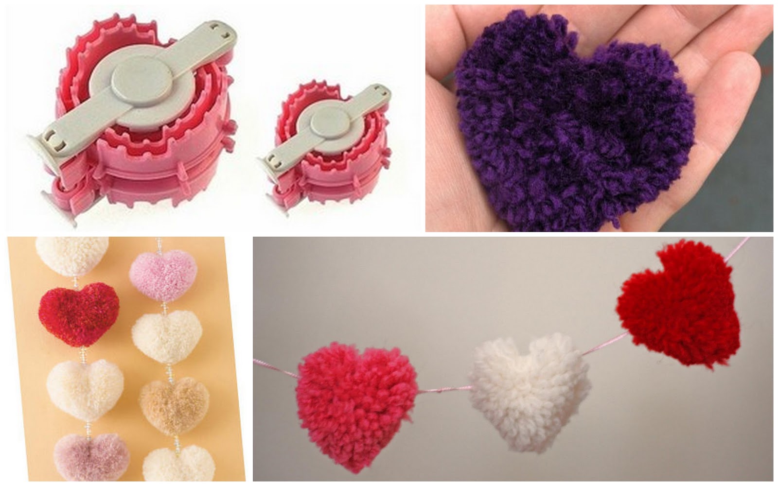 Crochet.is.Fun Heart shaped pom pom maker