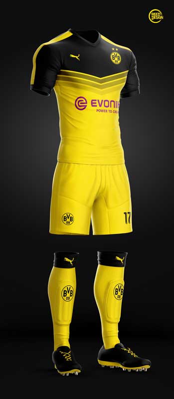 Vector camiseta Borussia Dortmund 2020 Desing