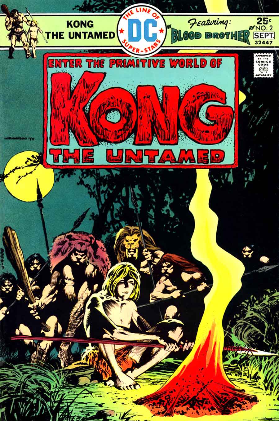 Kong the Untamed v1 #2 - Bernie Wrightson dc bronze age comic book cover art