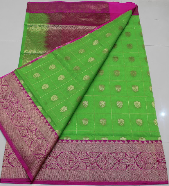 Pure Banaras Handloom kora silk Saree