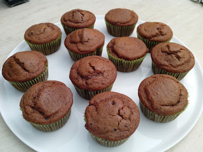 muffin vegan al cioccolato e yogurt di soia