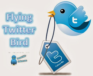 Membuat dan Pasang Burung Twitter Terbang di Halaman Blogger