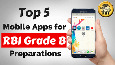 Top 5 Mobile Applications RBI Grade B Preparations