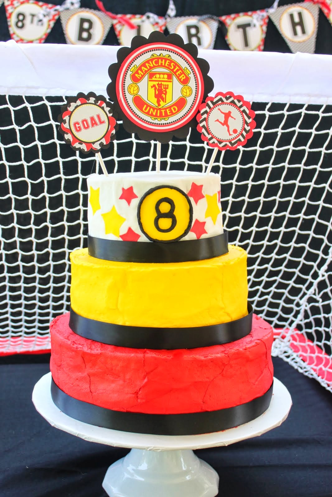 So Cute Parties  Soccer Theme Party  Manchester  United
