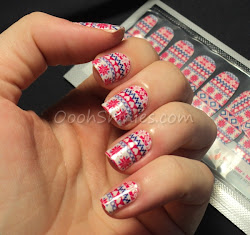 incoco strips cozy nail polish christmas oooh shinies