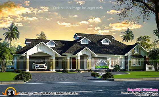 Luxury bungalow exterior