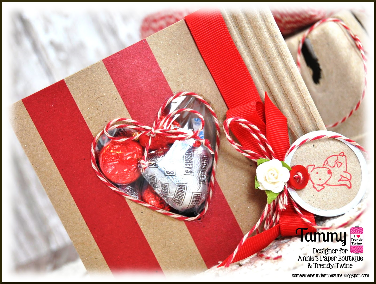 Creating Somewhere Under The Sun Trendy Twine Valentine Treat