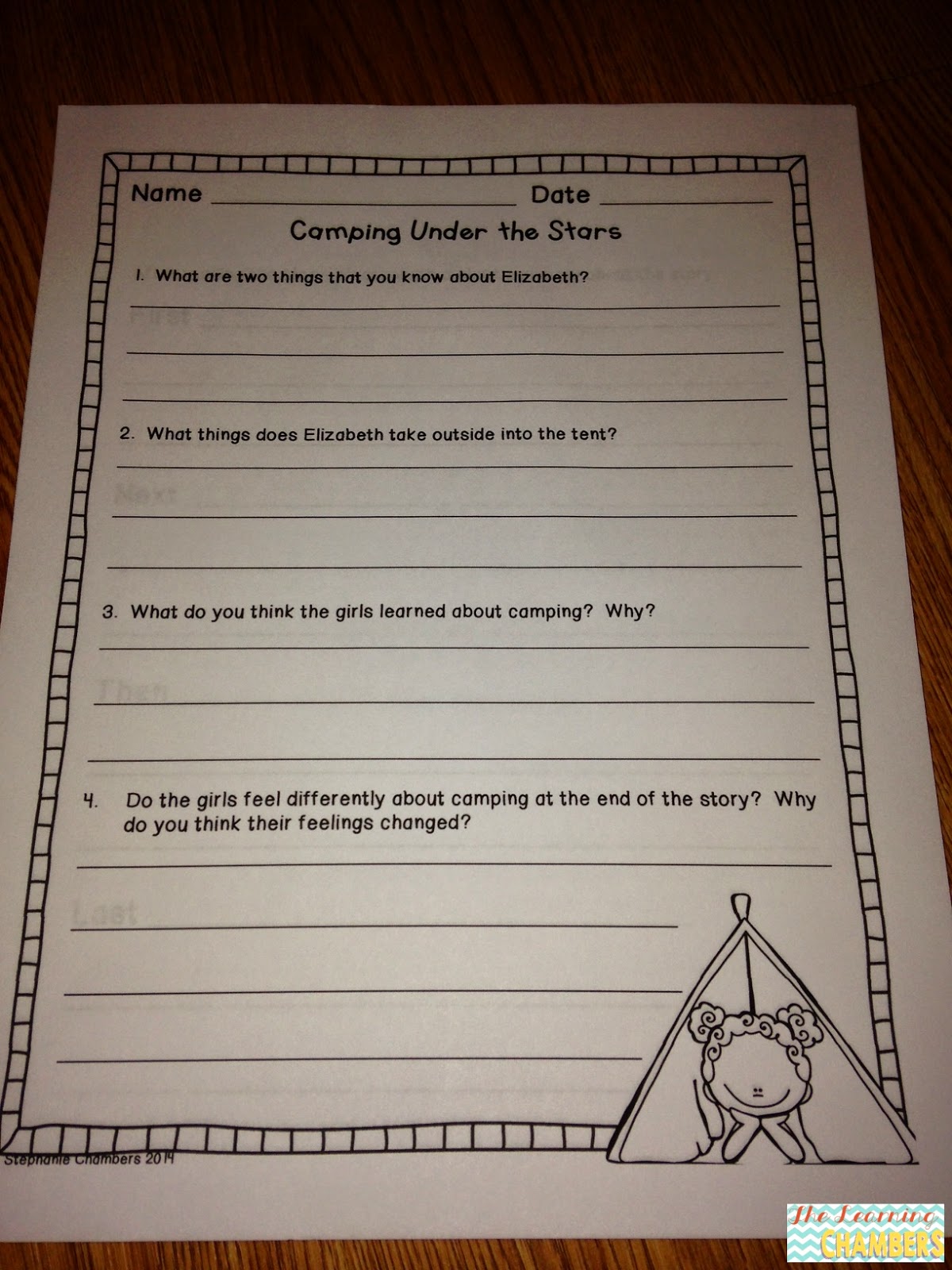 Camping Stories and a Giveaway The Learning Chambers