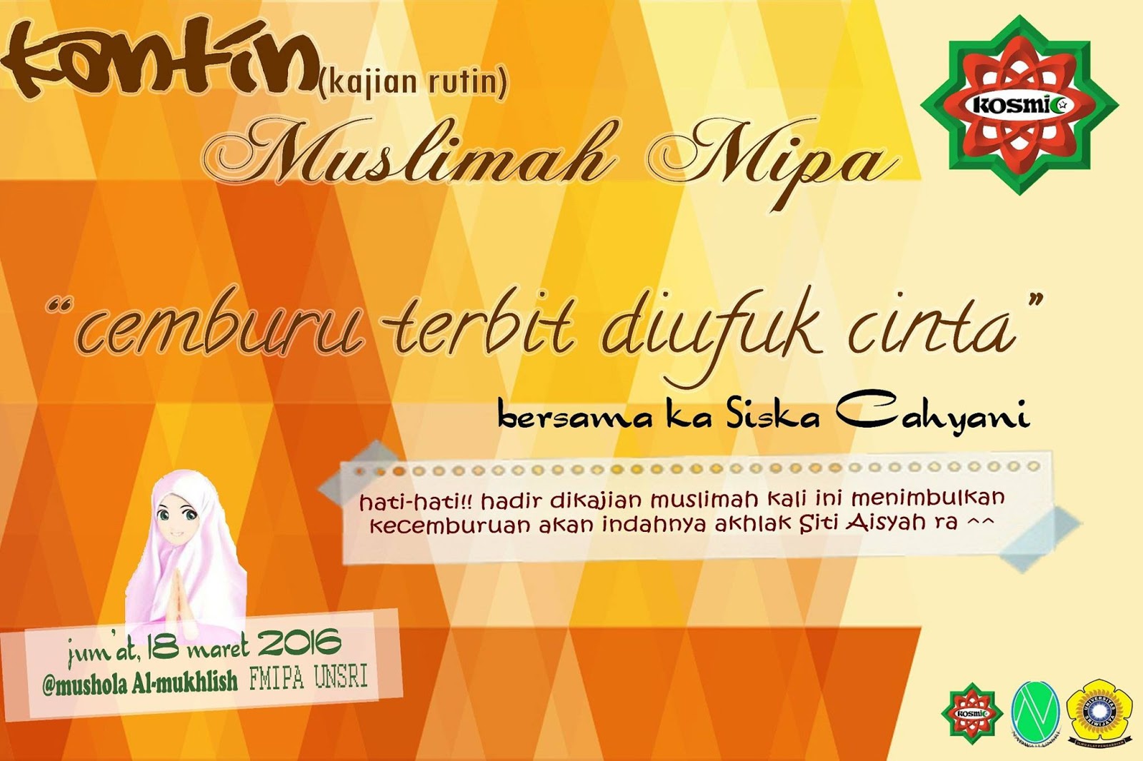 tema kajian muslimah KANTIN MIPA UNSRI Desti�s Blog