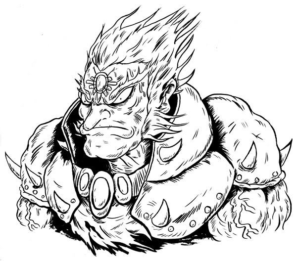 ganondorf coloring pages - photo #26